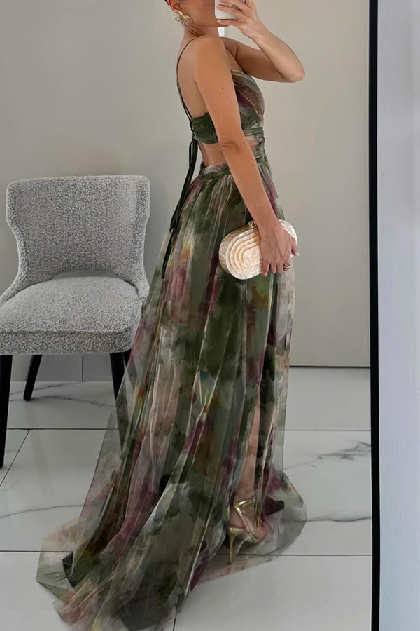 Florentine | Bezauberndes Maxikleid mit Blumenprint