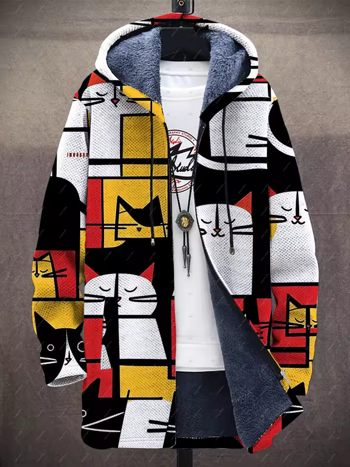 Viviana - Luxuriöser Cardigan inspiriert von der Kunst