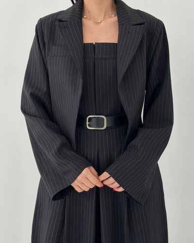 Adele I Weitbeiniger Anzug-Jumpsuit