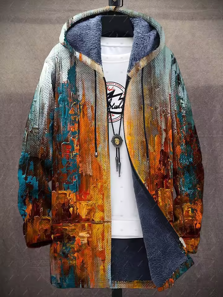 Viviana - Luxuriöser Cardigan inspiriert von der Kunst