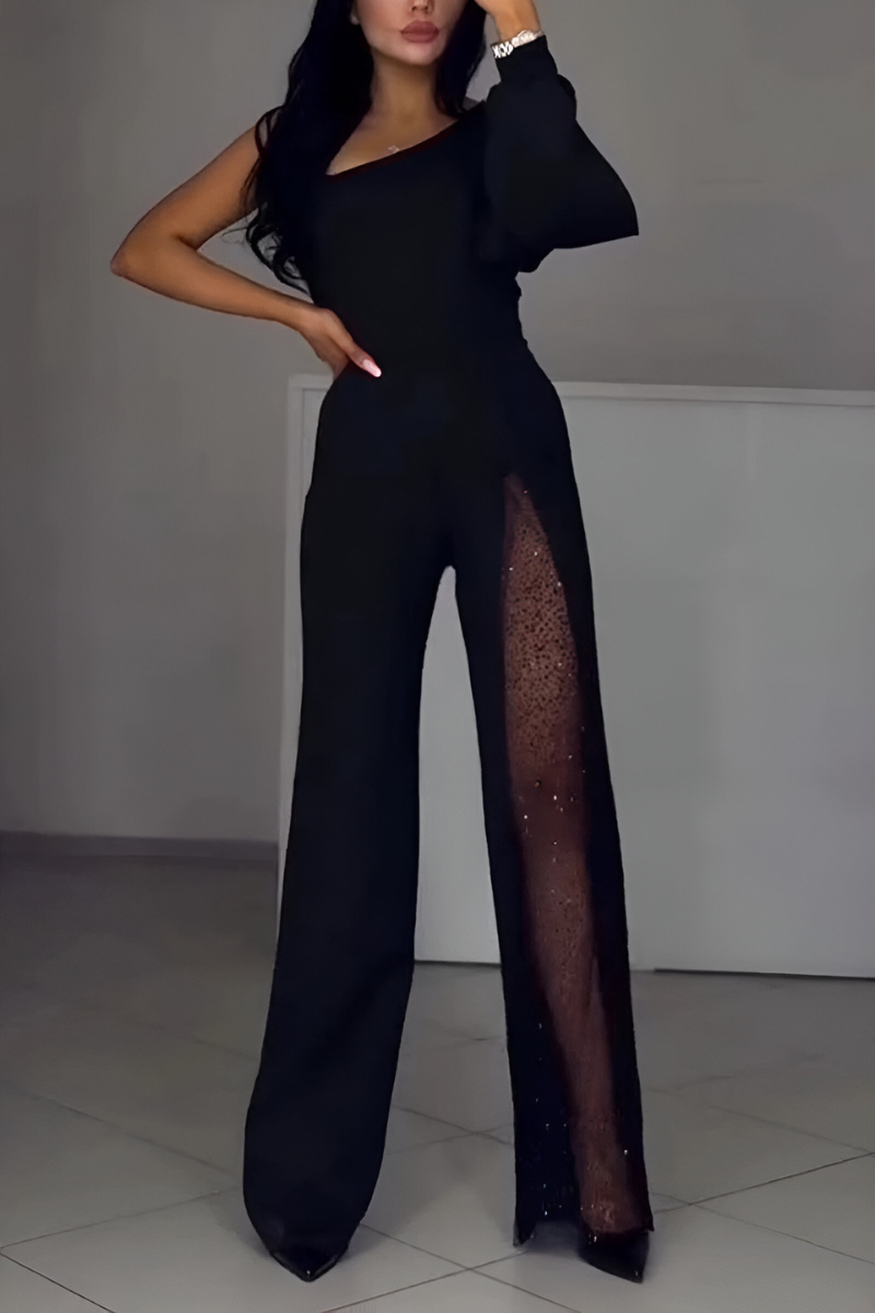 Ines | Moderner Jumpsuit mit weitem Bein