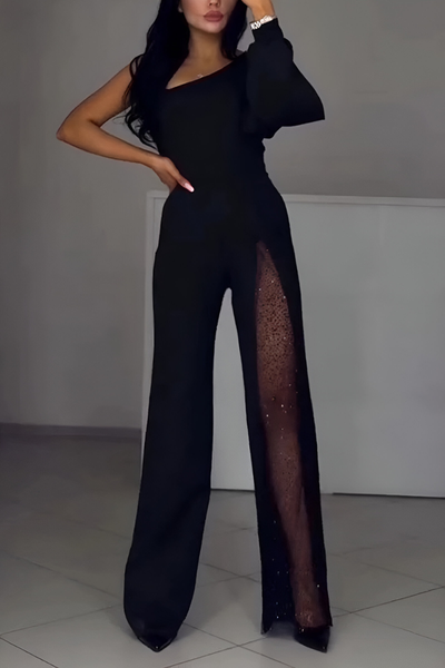 Ines | Moderner Jumpsuit mit weitem Bein