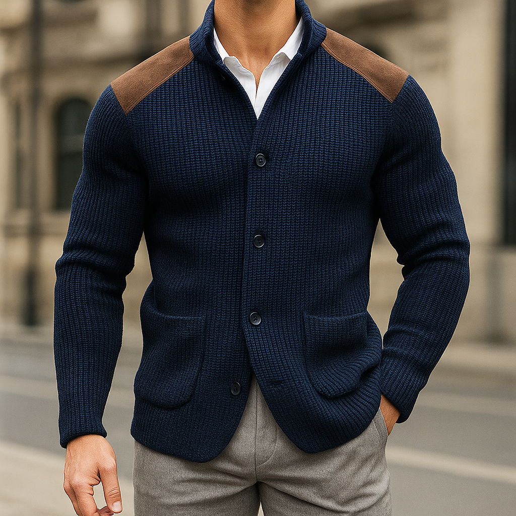RIVO | BLAZER AUS TEXTURIERTER STRICKWARE