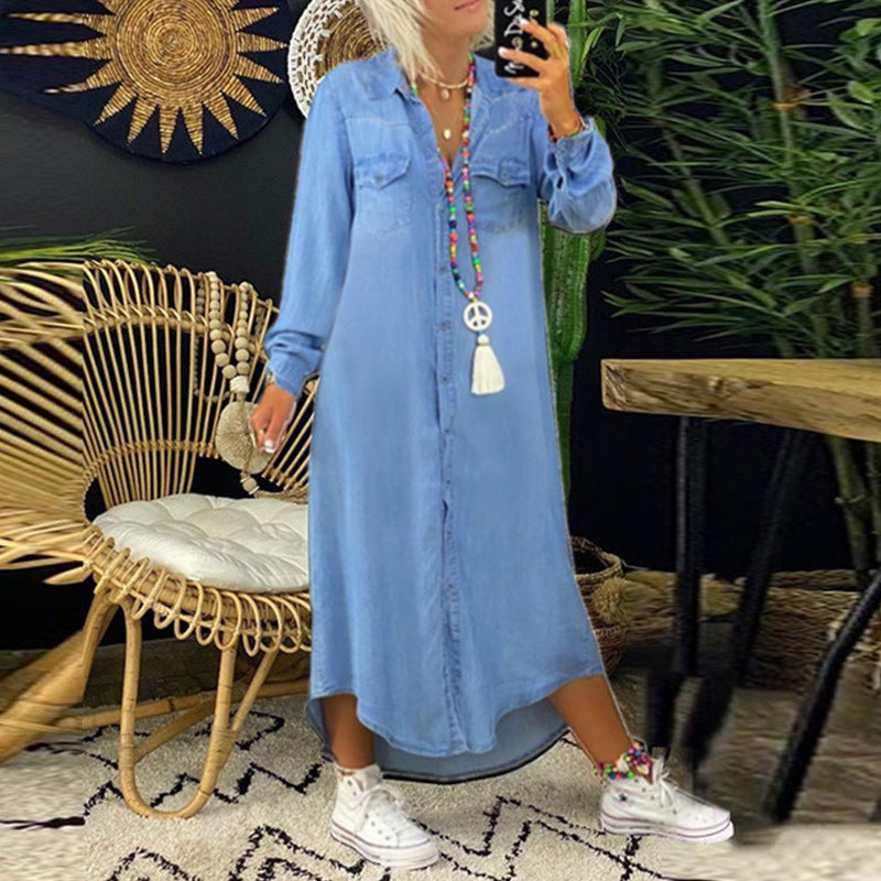 Anna | Langärmliges Maxikleid
