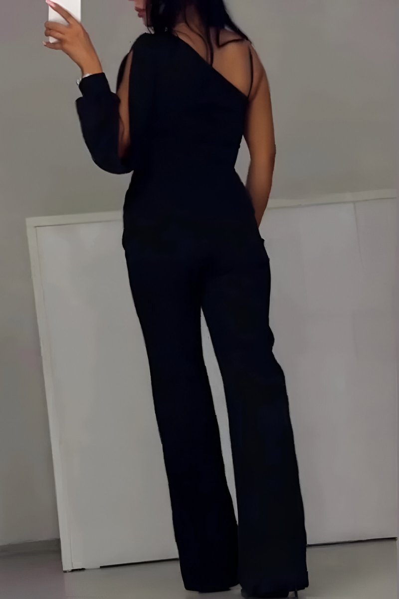 Ines | Moderner Jumpsuit mit weitem Bein