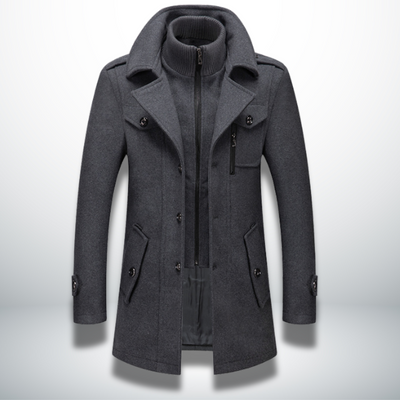 Angelo | Warmer und eleganter Mantel für Männer