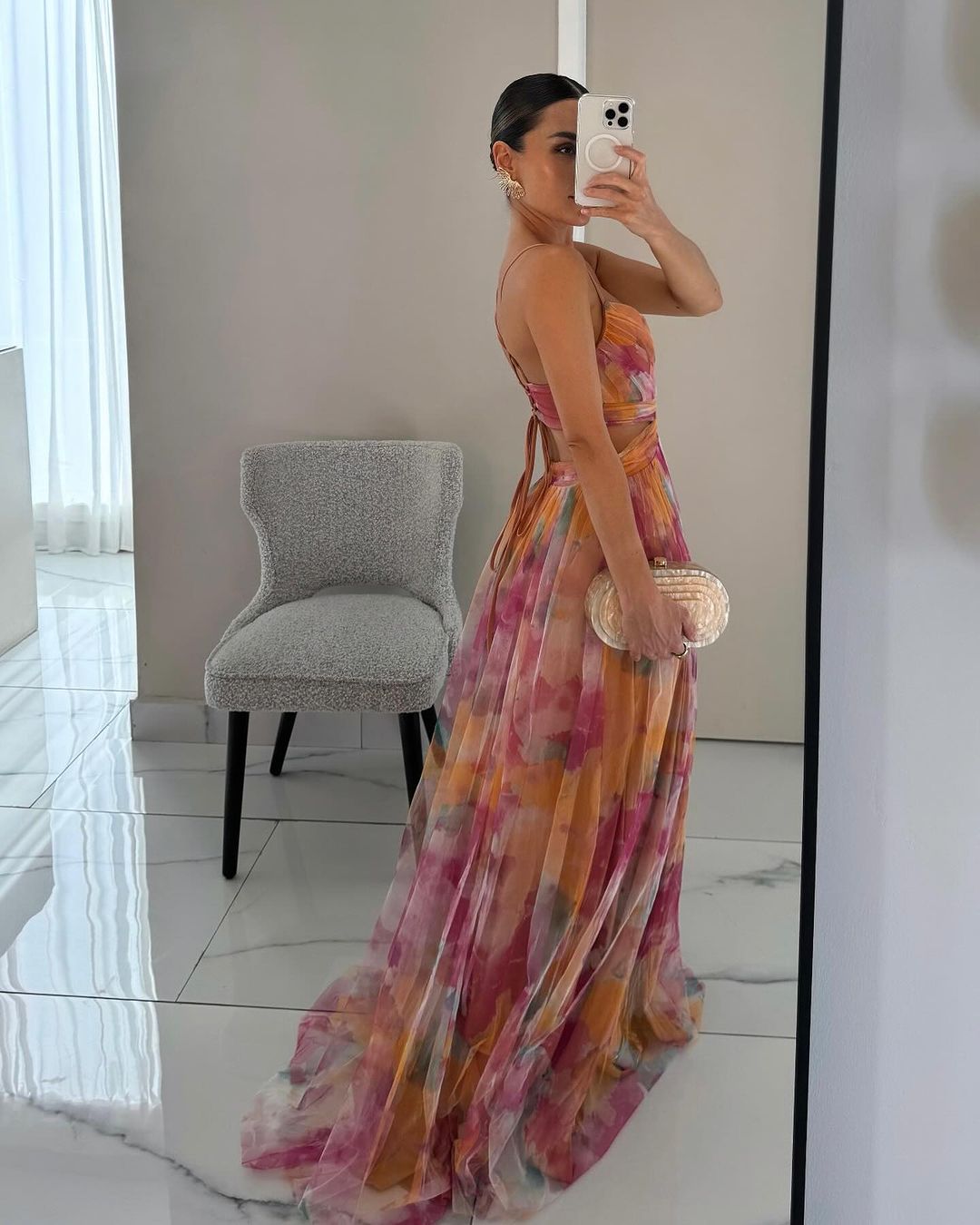 Florentine | Bezauberndes Maxikleid mit Blumenprint