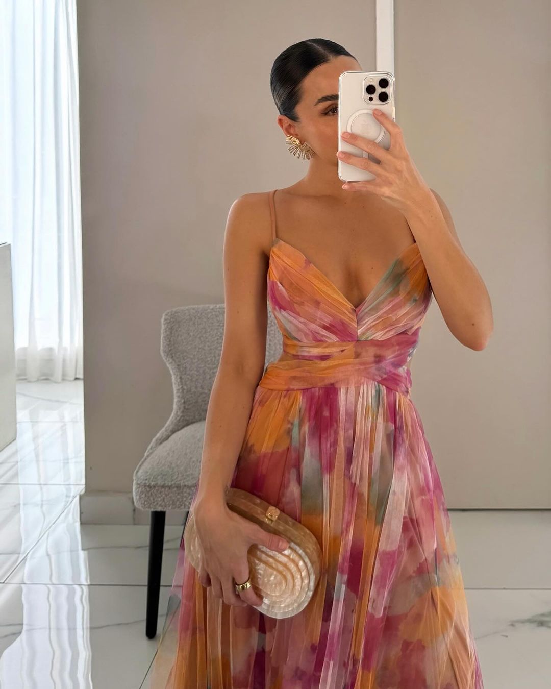 Florentine | Bezauberndes Maxikleid mit Blumenprint