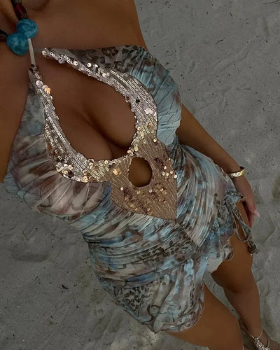 Isadora | Kurzes Boho Kleid Sunset Edition