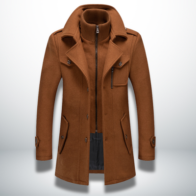 Angelo | Warmer und eleganter Mantel für Männer