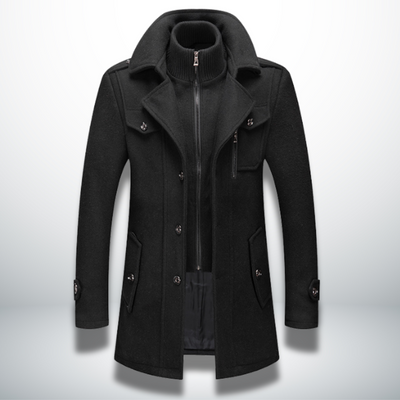 Angelo | Warmer und eleganter Mantel für Männer