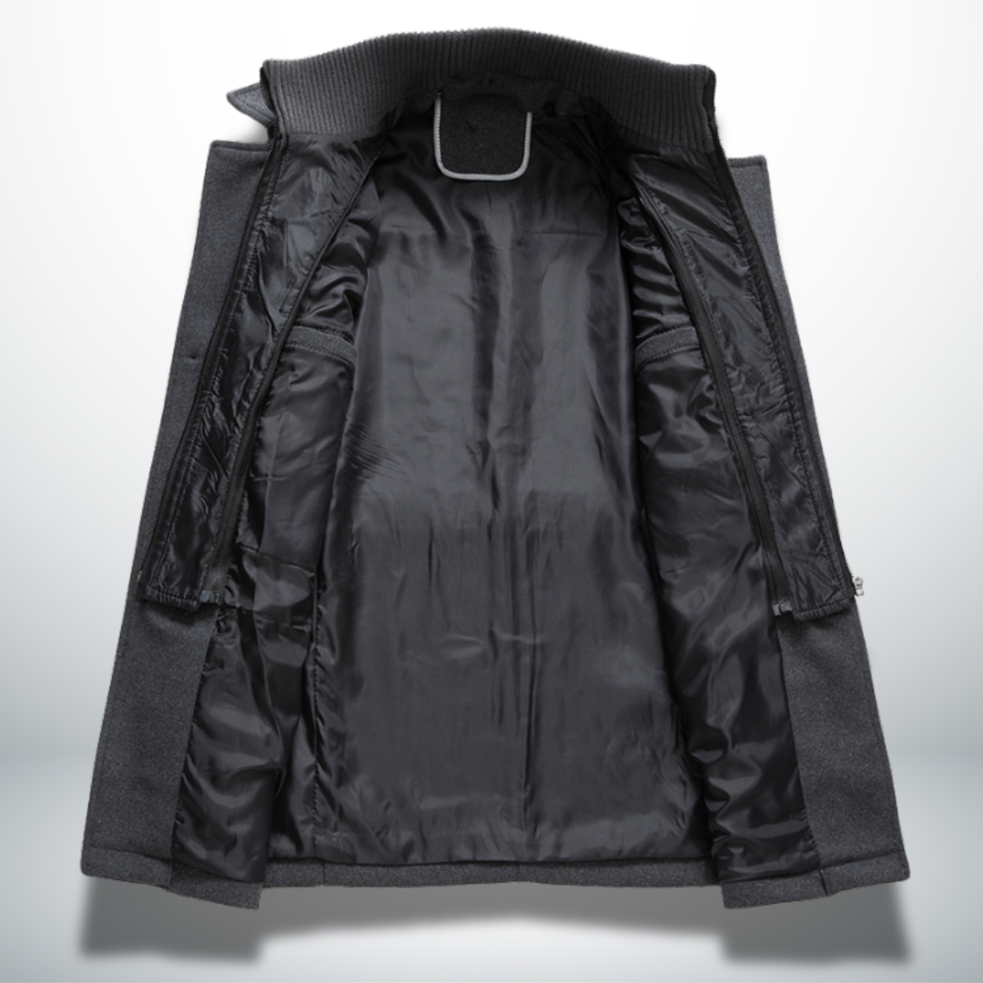 Angelo | Warmer und eleganter Mantel für Männer