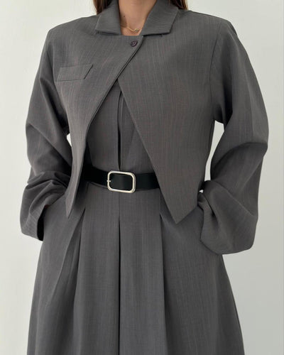 Adele I Weitbeiniger Anzug-Jumpsuit