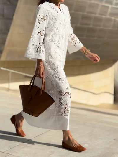 Felice | Luxuriöses Spitzen-Maxikleid