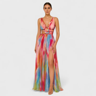 Selina | Langes, farbiges Kleid