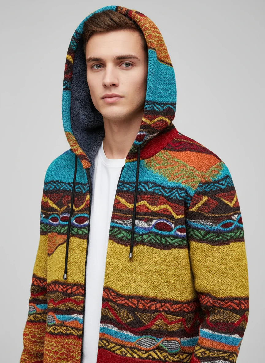 Viviana - Luxuriöser Cardigan inspiriert von der Kunst