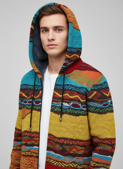 Viviana - Luxuriöser Cardigan inspiriert von der Kunst