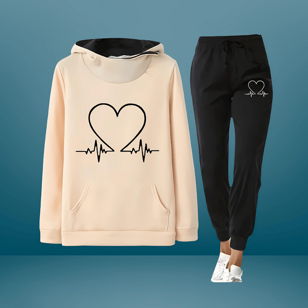 Liebe | Bequemer und liebevoller Jogginganzug