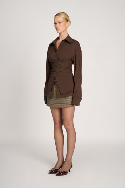 Milly | Taillierte Wickelbluse