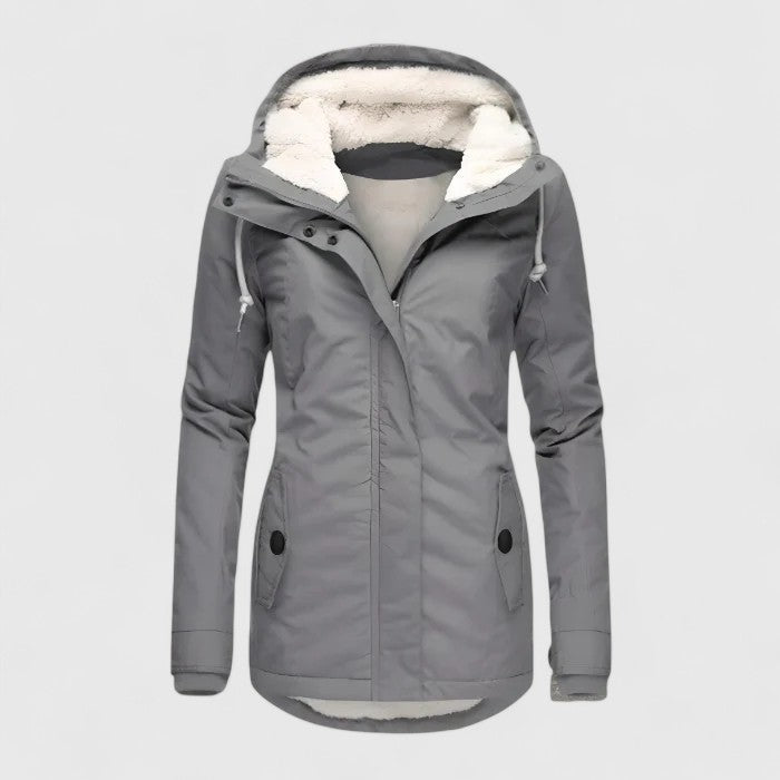 Bella | Wattierte Winterjacke mit Kapuze