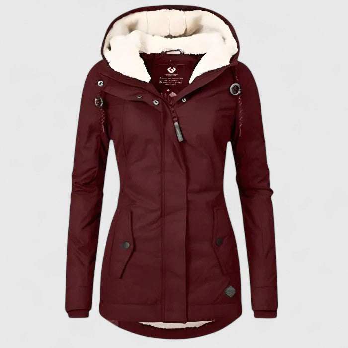 Bella | Wattierte Winterjacke mit Kapuze