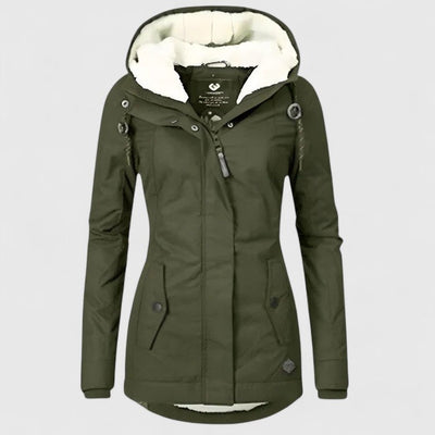 Bella | Wattierte Winterjacke mit Kapuze