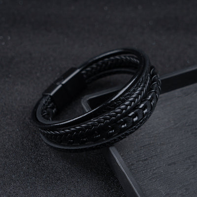 Ragnar | Geflochtenes Leder Viking Armband (1+1 Gratis)