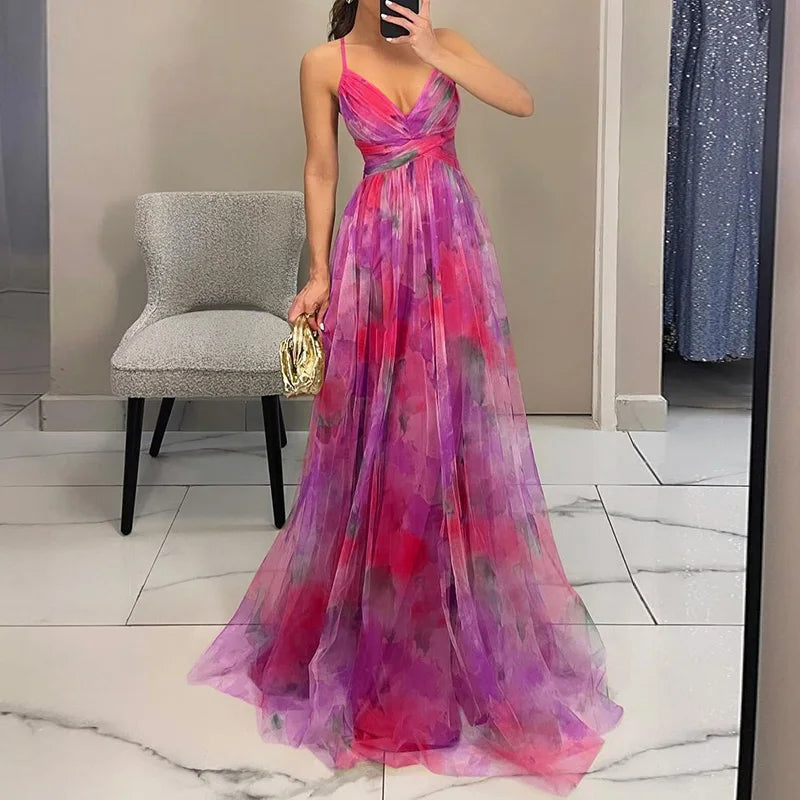 Florentine | Bezauberndes Maxikleid mit Blumenprint
