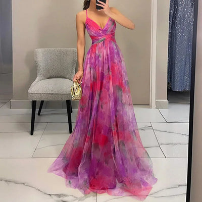 Florentine | Bezauberndes Maxikleid mit Blumenprint