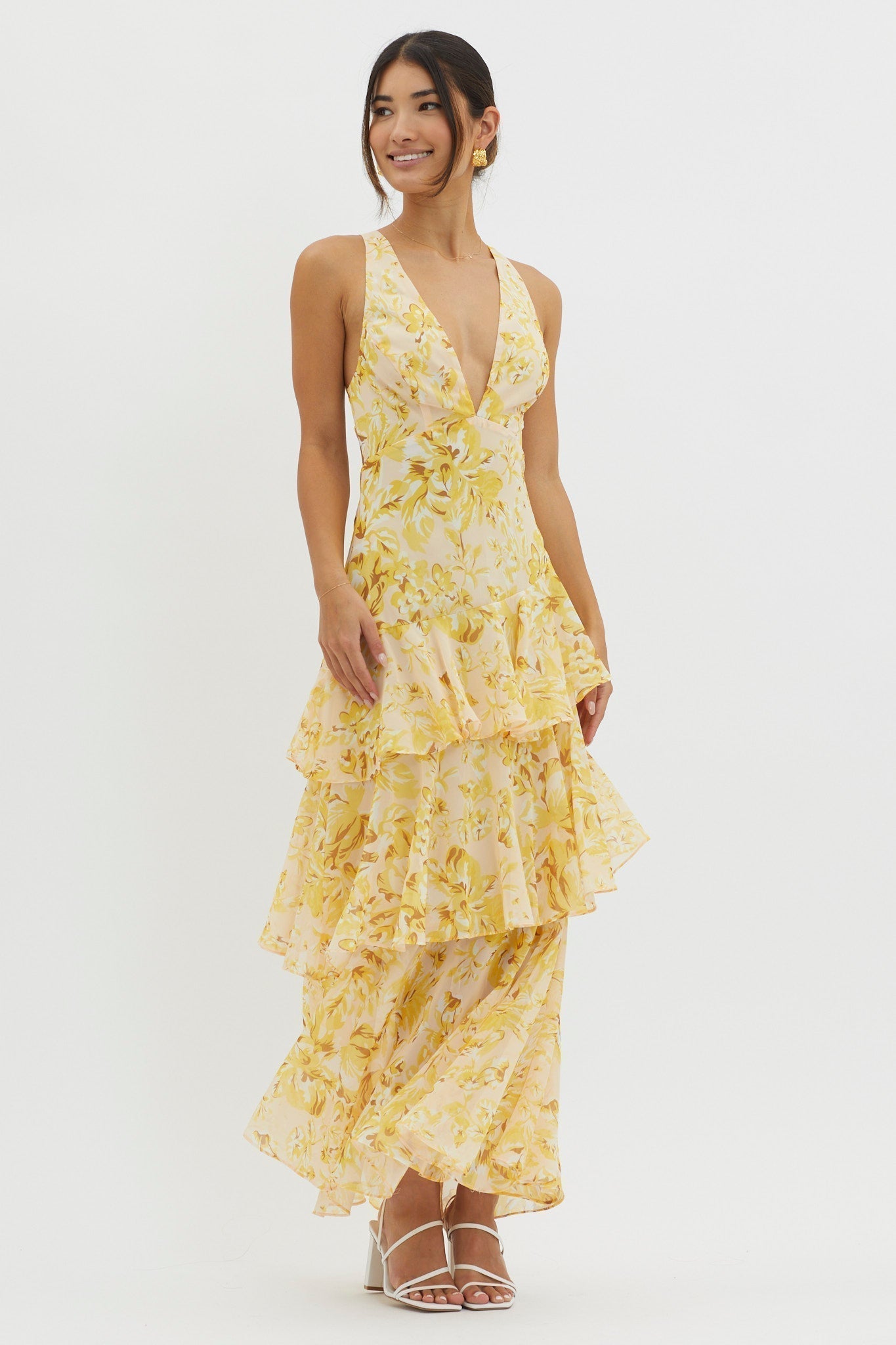 Hailey | Bloom Shift Midi Kleid