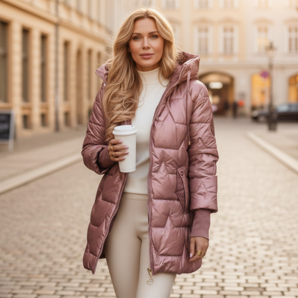 Lina | Steppjacke mit großzügiger Kapuze