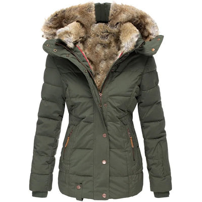 Zola | Warmer Wintermantel mit Fellfutter