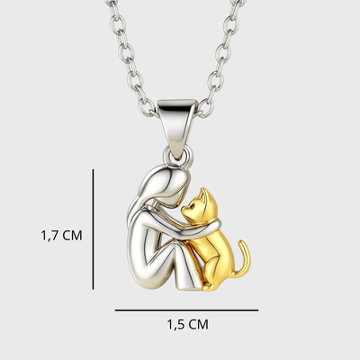 Raffaella | Halskette mit Katzenanhänger