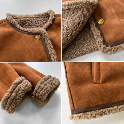 Soraya | Jacke mit Shearling-Besatz