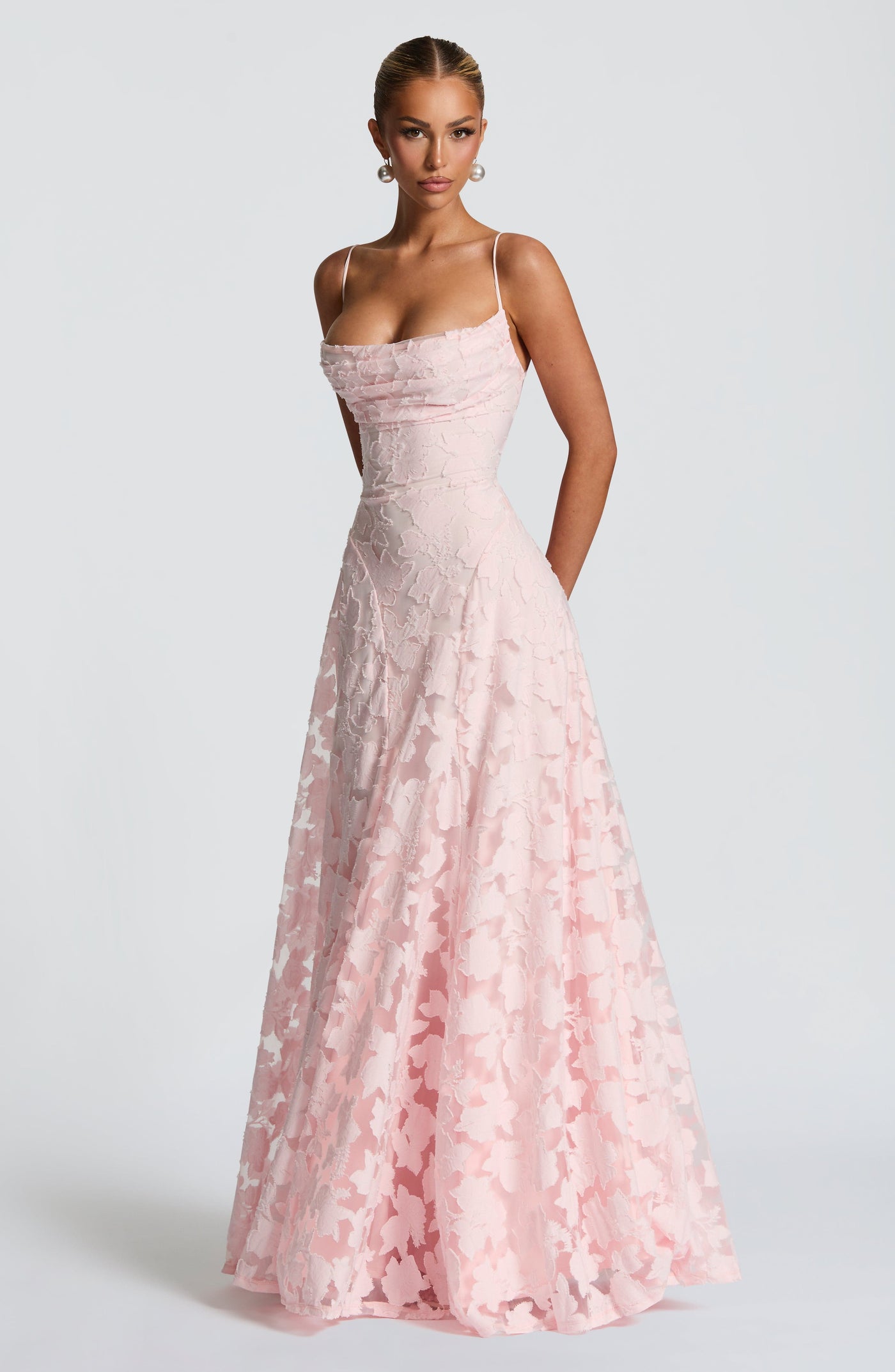 Francis | Romantisches Spitzen-Maxikleid