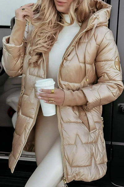 Naya | Eleganter Wintermantel Mit Kapuze
