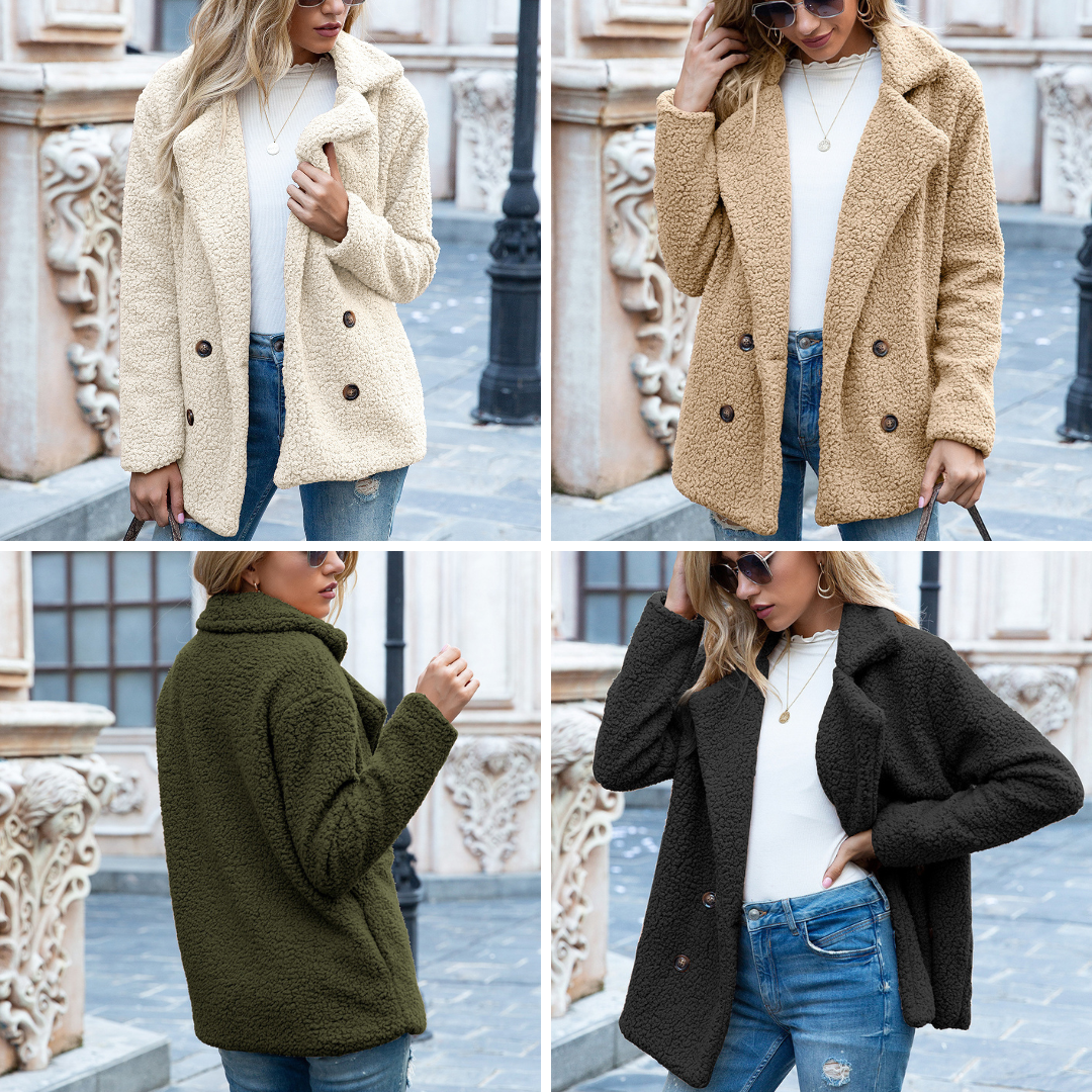 Jasmijn I Weiche Teddyjacke