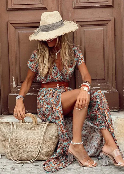 Sibel | Luftiges Boho-Maxikleid