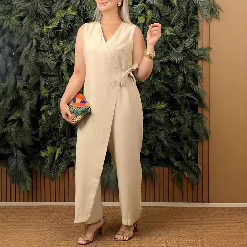 Belinda | Eleganter Jumpsuit mit V-Ausschnitt